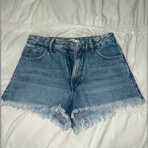 Pacsun high rise festival jean shorts